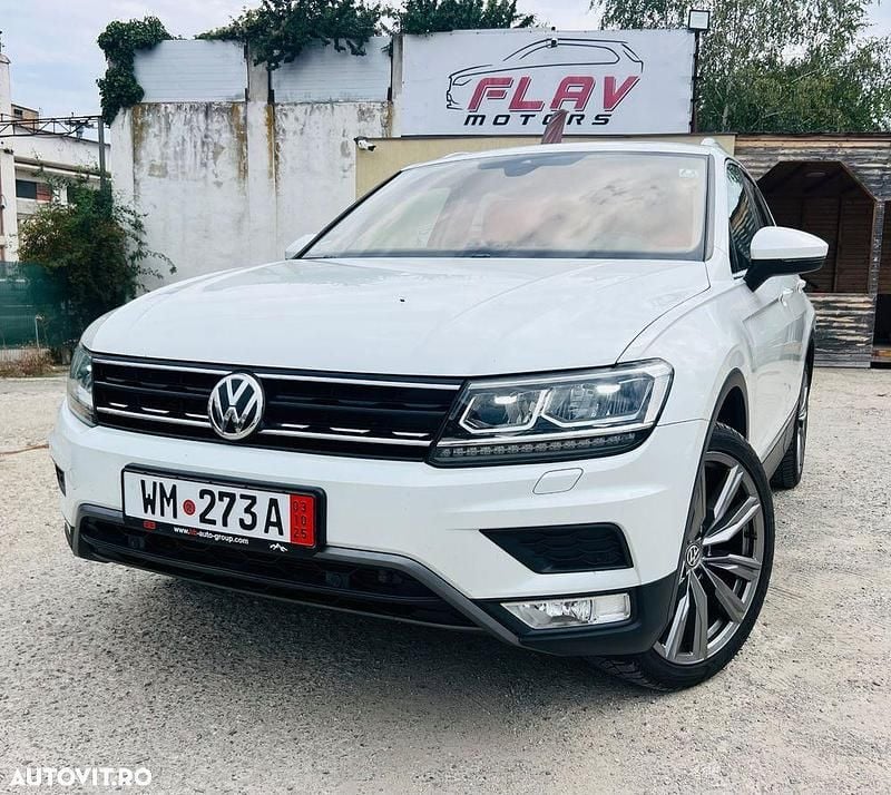 Culoarealb Utilizat 2017 VW Tiguan Highline SUV | 16.950 EUR (Preț bun) - Imagine 1/4