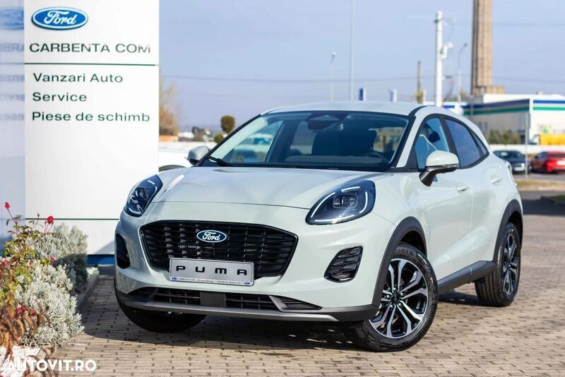 Gri Nouă 2024 Ford Puma Titanium SUV | 20.991 EUR (Preț OK) - Imagine 1/4