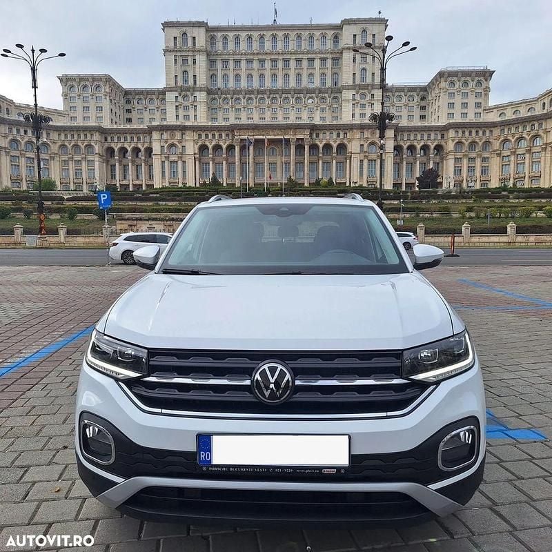 Culoarealb Utilizat 2022 VW T-Cross Style SUV | 20.650 EUR (Preț OK) - Imagine 1/4