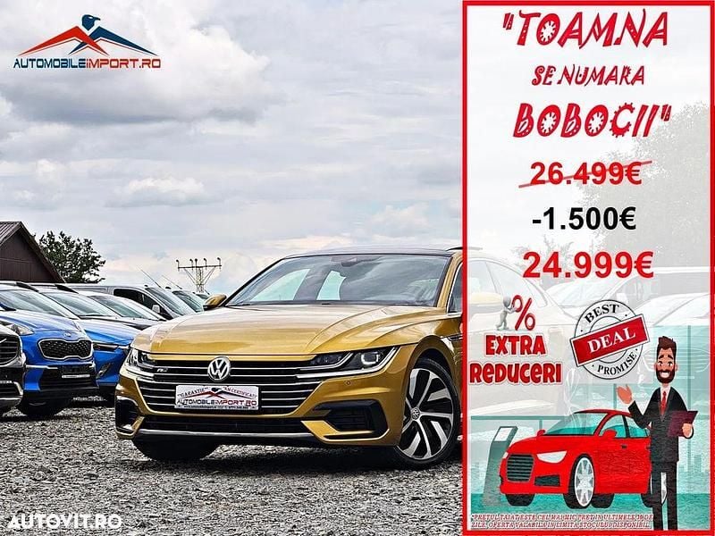 Galbeuriu Utilizat 2020 VW Arteon R-line Berlinǎ | 24.999 EUR (Preț OK) - Imagine 1/4