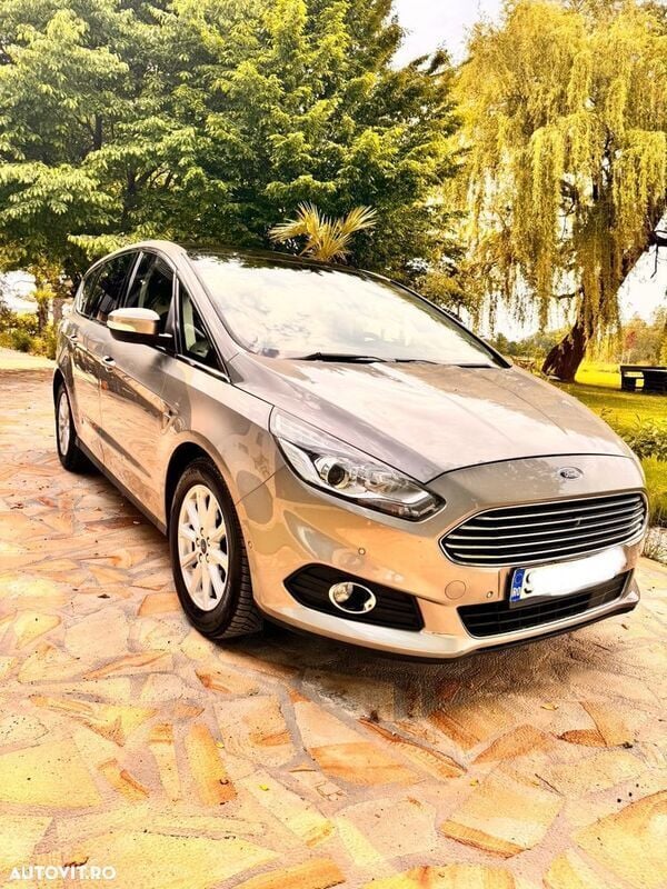 Bej Utilizat 2016 Ford S-MAX Trend Monovolum | 7.399 EUR (Preț OK) - Imagine 1/4