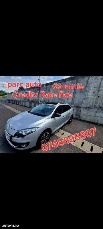 Argint Utilizat 2013 Renault Mégane GrandTour Bose Edition Break | 5.800 EUR (Puțin scump) - Imagine 1/4