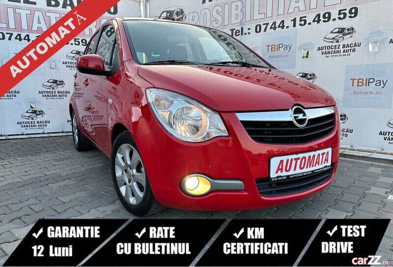Rosu Utilizat 2010 Opel Agila Edition Hatchback | 6.660 EUR - Imagine 1/4