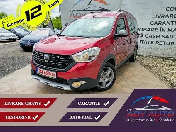 Roșu Utilizat 2020 Dacia Dokker Stepway Van | 12.499 EUR (Puțin scump) - Imagine 1/4