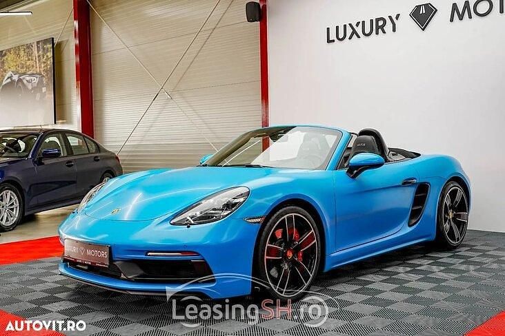 Culoarealbastru Utilizat 2020 Porsche 718 Boxster Cabrio | 76.956 EUR - Imagine 1/4