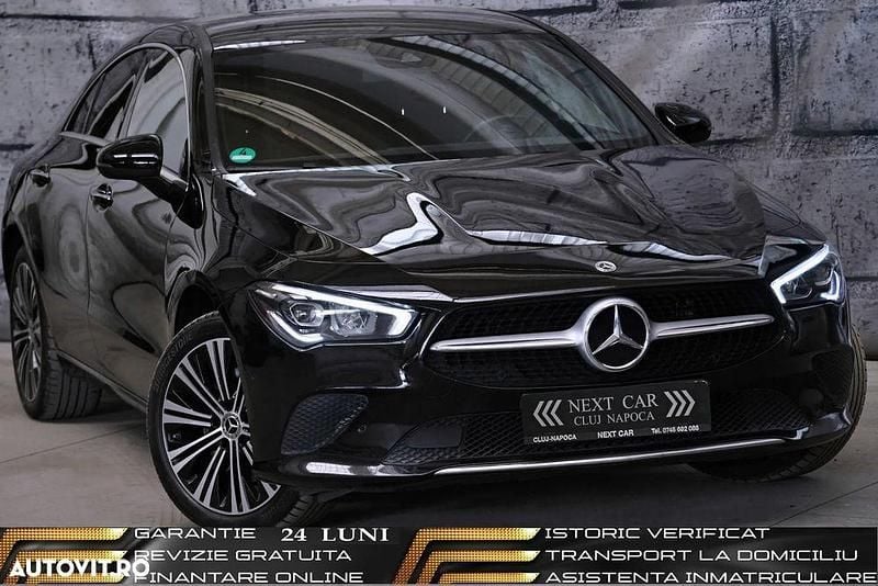 Culoarenegru Utilizat 2022 Mercedes CLA250e Berlinǎ | 24.684 EUR (Preț bun) - Imagine 1/4