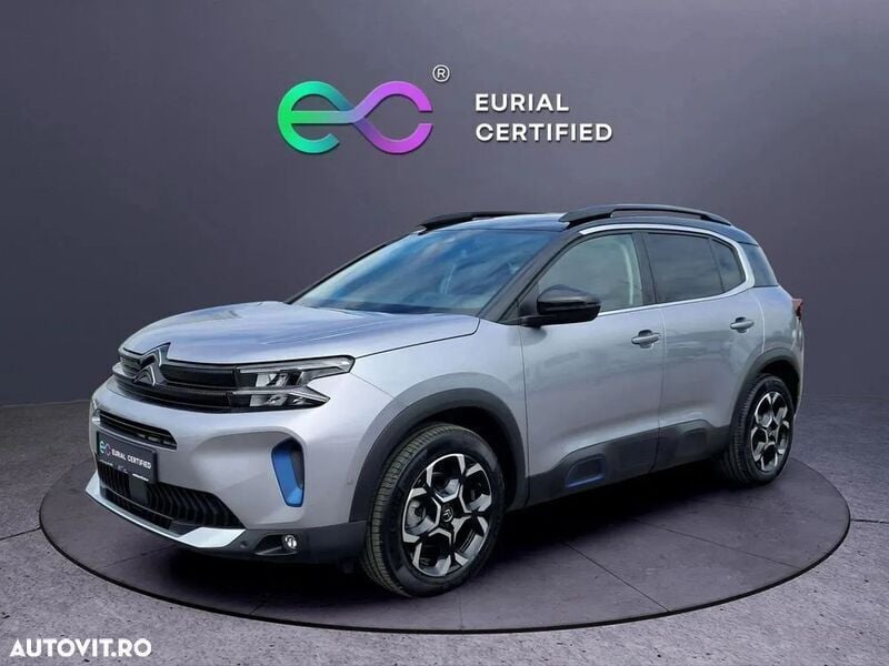 Gri Utilizat 2022 Citroën C5 Aircross PureTech SUV | 28.990 EUR - Imagine 1/4