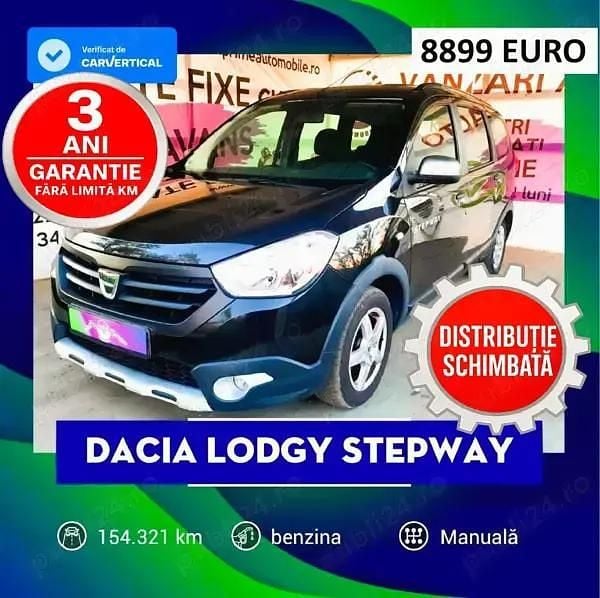 Utilizat 2015 Dacia Lodgy Stepway Monovolum | 8.899 EUR - Imagine 1/4