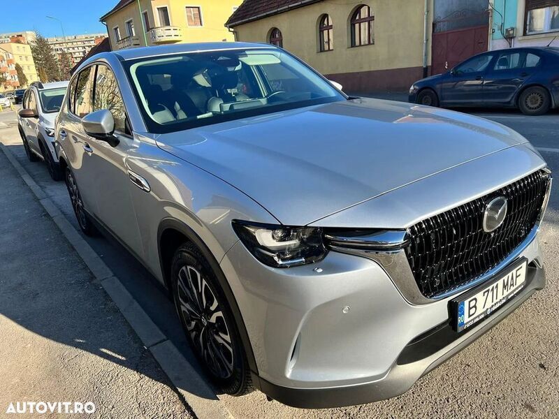 Argint Utilizat 2023 Mazda CX-60 Exclusive-Line SUV | 37.450 EUR - Imagine 1/4