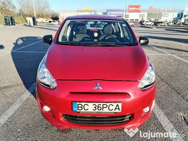 Second-hand Mitsubishi Space Star 71 CP (52 kW) 2014 Roșu Hatchback