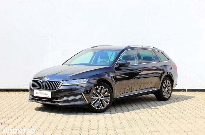 Negru Utilizat 2020 Skoda Superb LAURIN & KLEMENT Break | 26.150 EUR (Puțin scump) - Imagine 1/4
