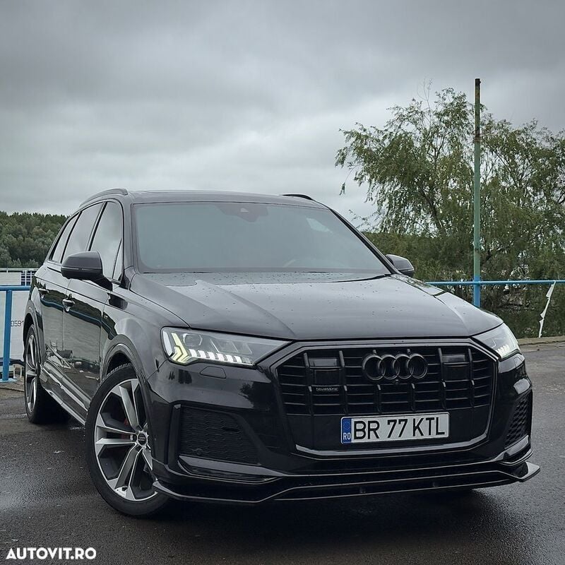 Negru Utilizat 2020 Audi Q7 S-Line SUV | 47.850 EUR (Preț OK) - Imagine 1/4