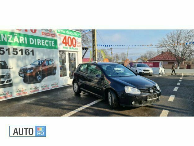 Negru Utilizat 2006 VW Golf V Coupe | 2.299 EUR (Puțin scump) - Imagine 1/4