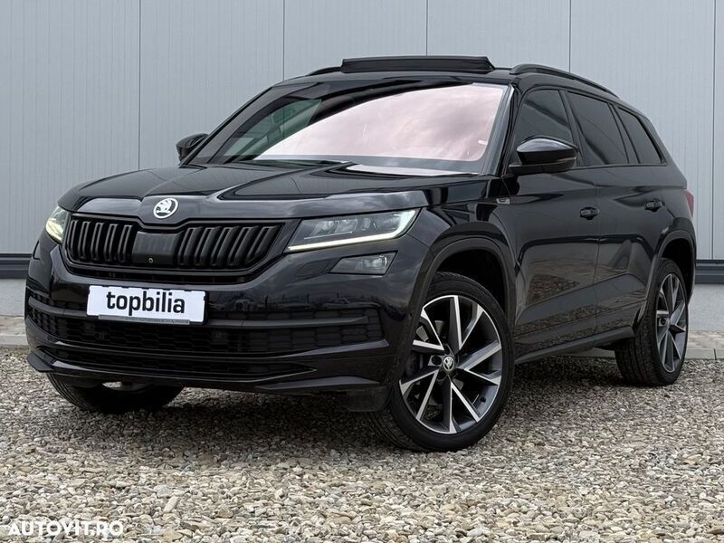 Negru Utilizat 2018 Skoda Kodiaq SportLine SUV | 22.990 EUR (Scump) - Imagine 1/4