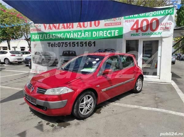 Second-hand Renault Mégane II 135 CP (99 kW) 2003 Rosu Hatchback