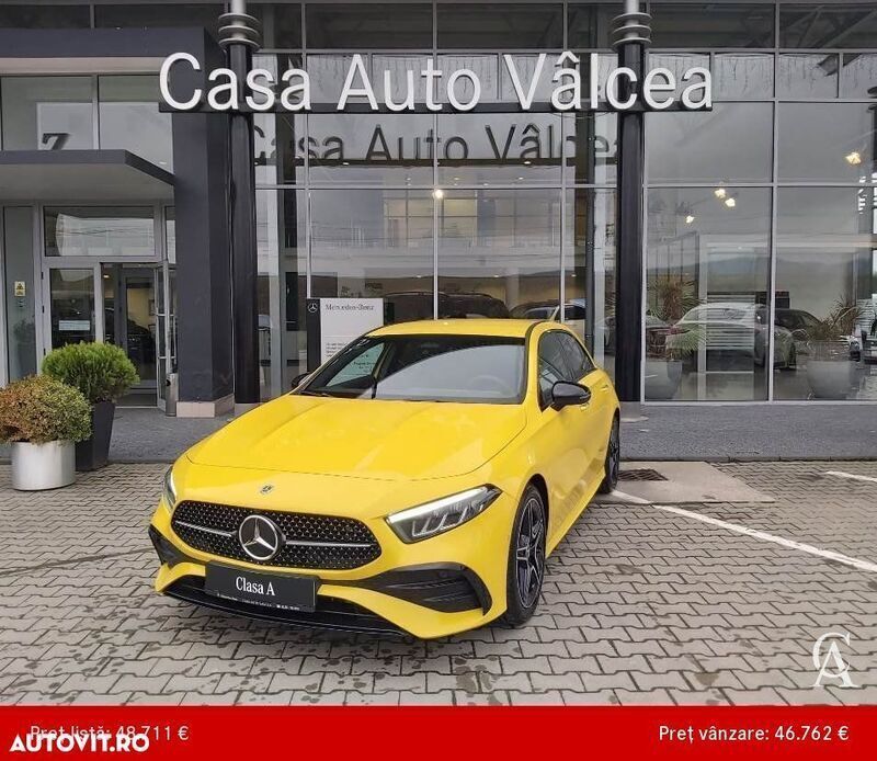 Galbeuriu Utilizat 2022 Mercedes A200 Hatchback | 36.502 EUR (Scump) - Imagine 1/4