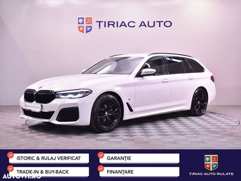 Alb Utilizat 2021 BMW 520 M Sport Break | 33.351 EUR - Imagine 1/4