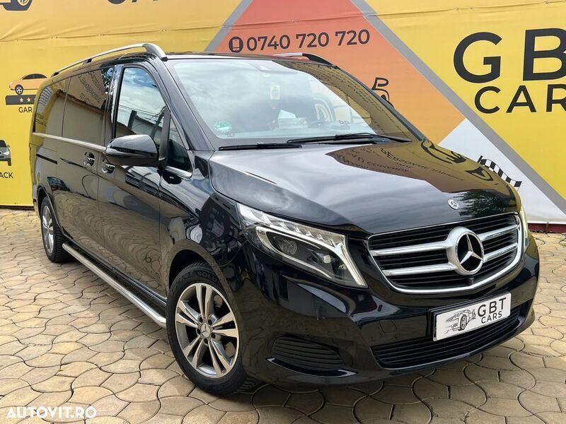 Negru Utilizat 2019 Mercedes V250 Avantgarde Monovolum | 44.990 EUR (Preț bun) - Imagine 1/4