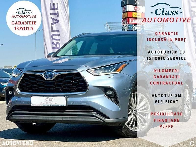 Gri Utilizat 2021 Toyota Highlander SUV | 31.990 EUR - Imagine 1/4