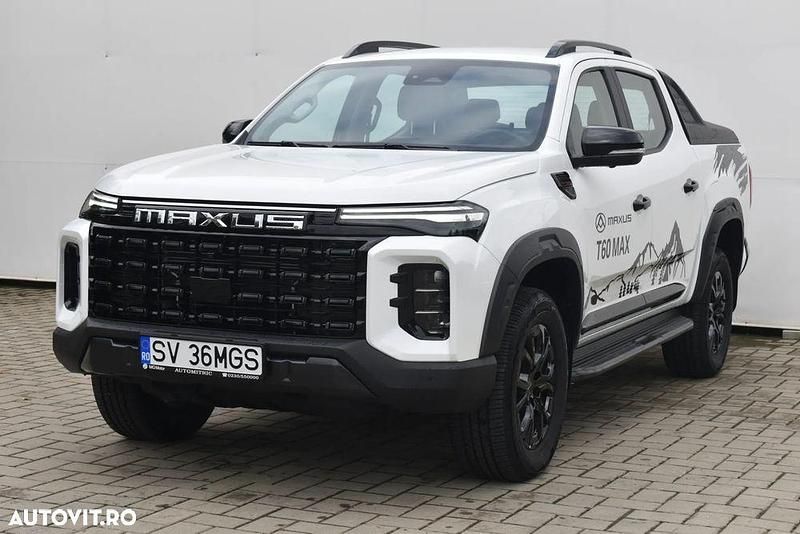 Second-hand Maxus T60 215 CP (158 kW) 2025 Culoarealb Pickup