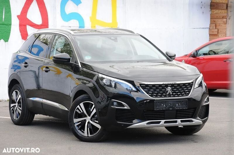 Negru Utilizat 2020 Peugeot 3008 Allure SUV | 15.490 EUR (Super Preț) - Imagine 1/4