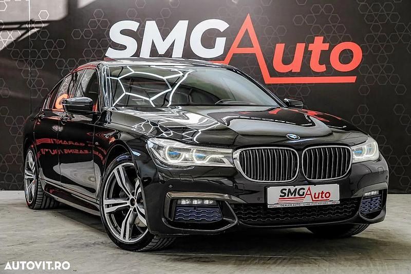 Culoarenegru Utilizat 2016 BMW 740 Berlinǎ | 24.399 EUR (Preț bun) - Imagine 1/4