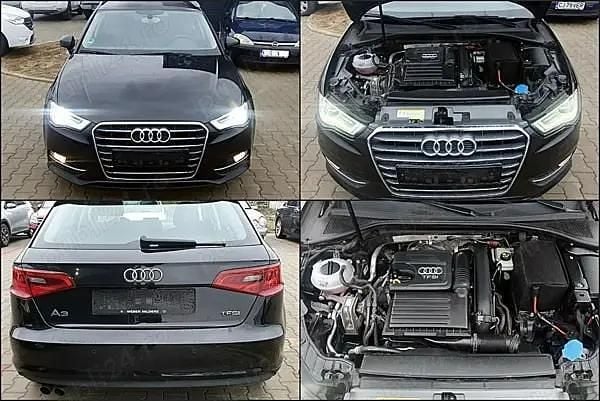 Second-hand Audi A3 Sportback 125 CP (91 kW) 2014 Negru Hatchback