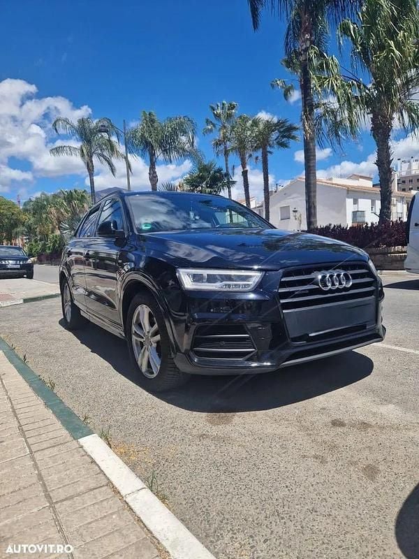 Negru Utilizat 2018 Audi Q3 S-Line SUV | 15.600 EUR (Super Preț) - Imagine 1/4