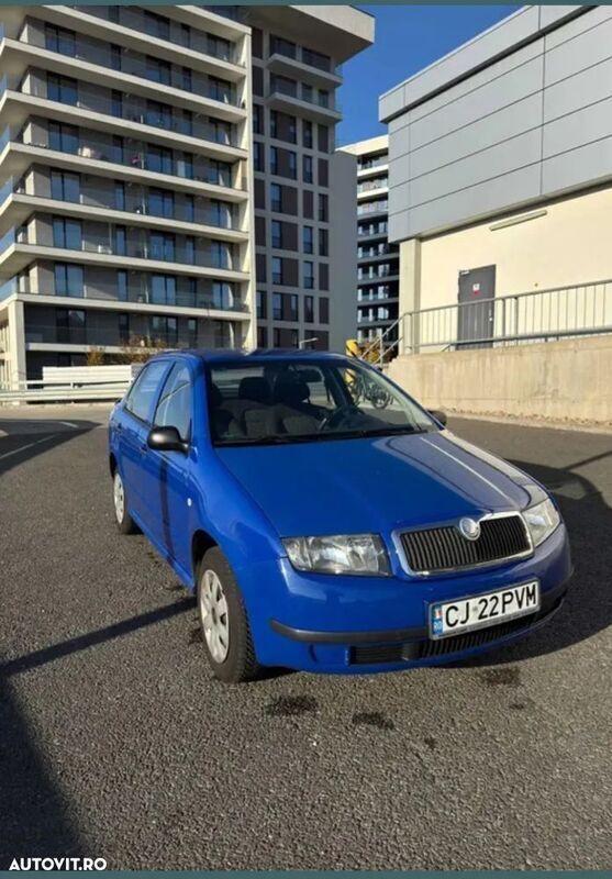 Albastru Utilizat 2004 Skoda Fabia Ambiente Berlinǎ | 1.750 EUR (Puțin scump) - Imagine 1/4