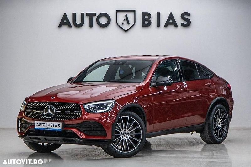 Second-hand Mercedes GLC300 AMG line Plus 258 CP (189 kW) 2019 Culoarenegru Coupe