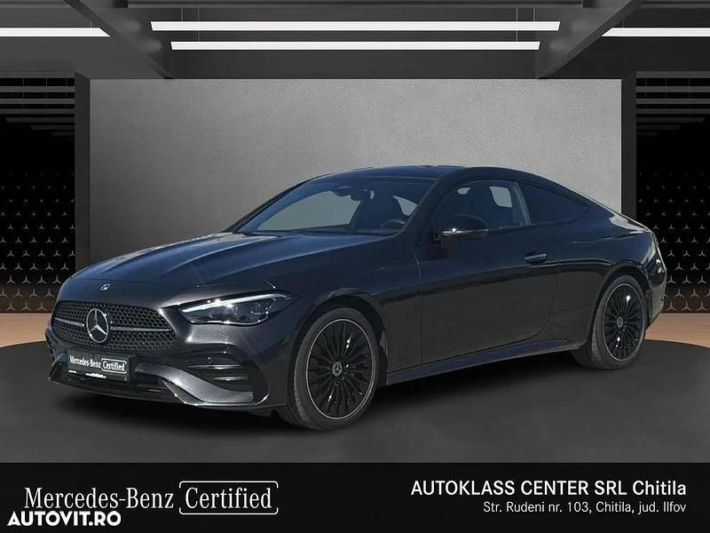 Culoarenegru Utilizat 2024 Mercedes CLE200 AMG line Coupe | 53.900 EUR - Imagine 1/3