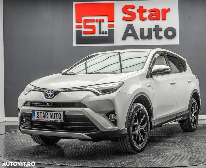 Culoarealb Utilizat 2016 Toyota RAV4 Hybrid Executive SUV | 19.490 EUR (Puțin scump) - Imagine 1/4
