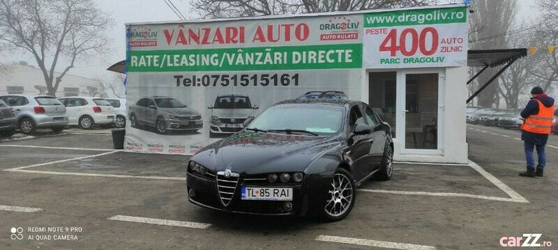 Second-hand Alfa Romeo 159 150 CP (110 kW) 2006 Negru Berlinǎ