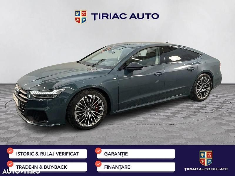 Culoarealbastru Utilizat 2020 Audi A7 Hatchback | 44.991 EUR (Scump) - Imagine 1/4