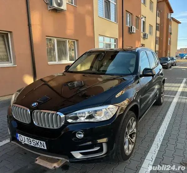 Negru Utilizat 2015 BMW X5 SUV | 22.500 EUR (Preț OK) - Imagine 1/4