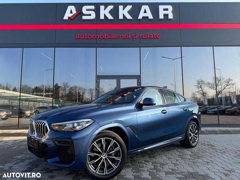 Albastru Utilizat 2023 BMW X6 SUV | 73.083 EUR (Super Preț) - Imagine 1/4