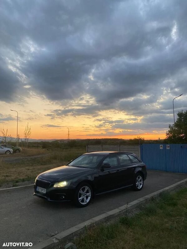 Negru Utilizat 2009 Audi A4 Break | 4.600 EUR (Preț bun) - Imagine 1/4