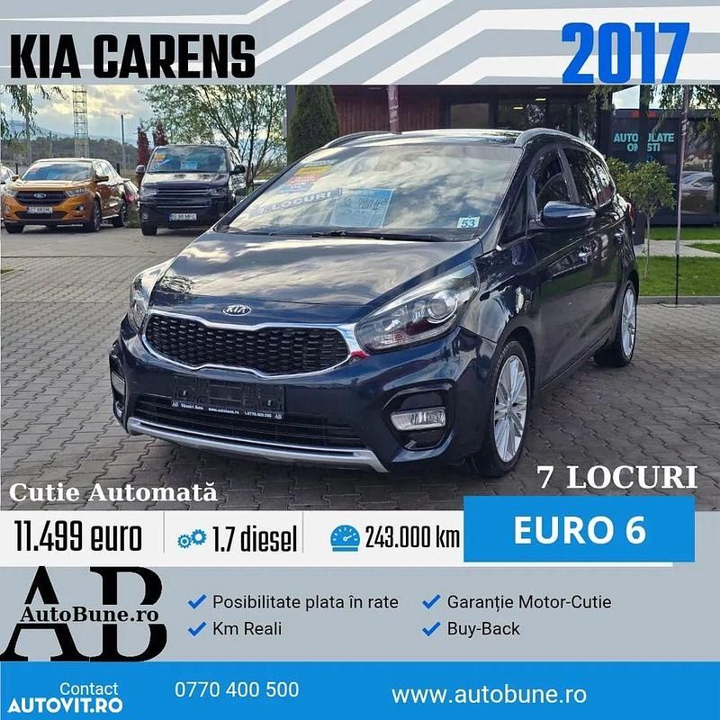 Culoarealbastru Utilizat 2017 Kia Carens Edition 7 Monovolum | 11.499 EUR - Imagine 1/4