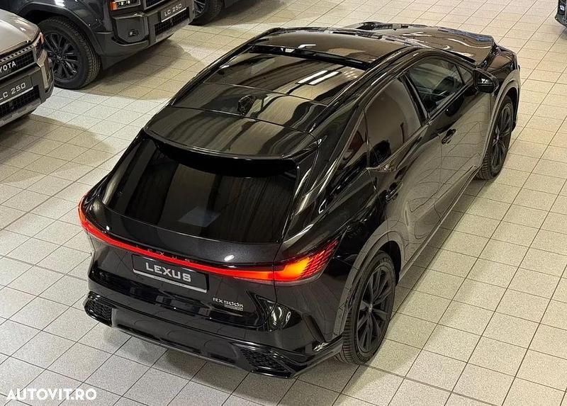 Nouă Lexus RX500h Sport Line 371 CP (272 kW) 2025 Culoarenegru SUV