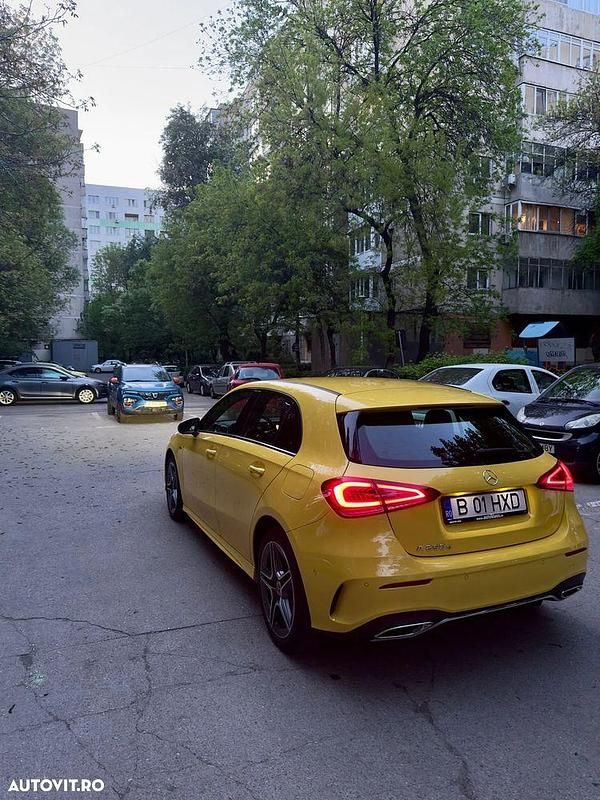Second-hand Mercedes A250 218 CP (160 kW) 2020 Culoaregalbeuriu Hatchback