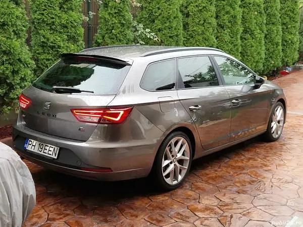 Auriu Utilizat 2015 Seat Leon FR Break | 9.500 EUR (Preț OK) - Imagine 1/4