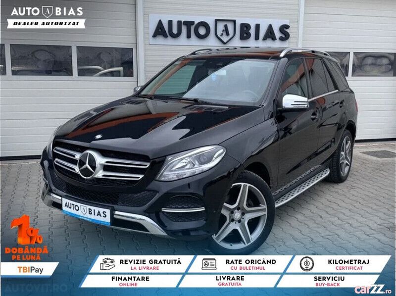 Negru Utilizat 2015 Mercedes GLE250 Sport SUV | 29.490 EUR - Imagine 1/4