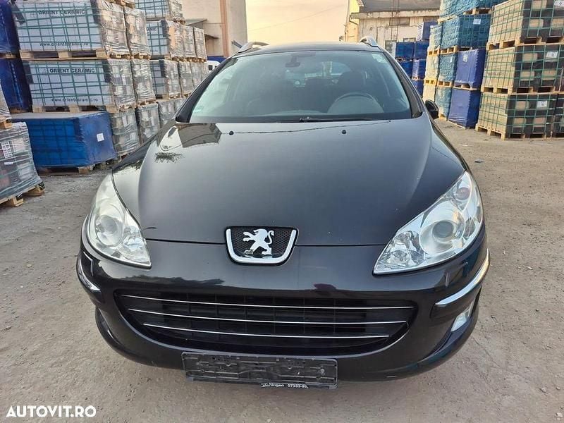 Negru Utilizat 2008 Peugeot 407 Platinum Break | 3.099 EUR (Preț OK) - Imagine 1/4
