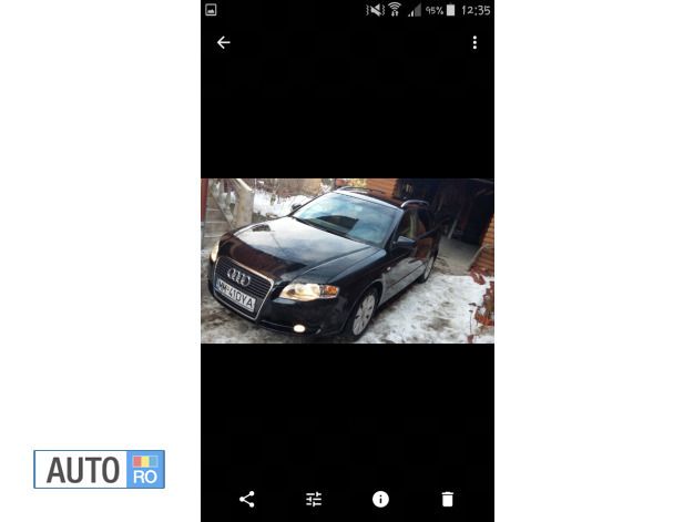 Negru Utilizat 2008 Audi A4 | 6.500 EUR (Preț OK) - Imagine 1/4