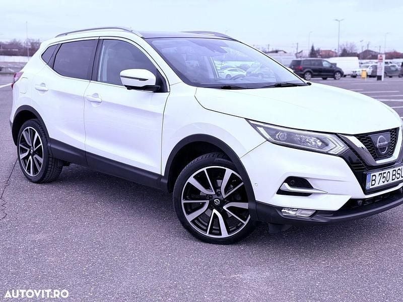 Second-hand Nissan Qashqai Tekna+ 130 CP (95 kW) 2018 Culoarealb SUV