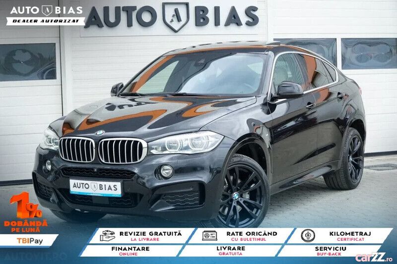 Negru Utilizat 2016 BMW X6 Comfort Edition SUV | 34.950 EUR (Scump) - Imagine 1/4