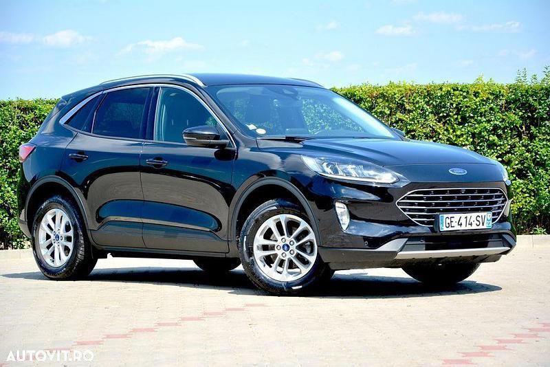 Negru Utilizat 2022 Ford Kuga Titanium SUV | 12.990 EUR (Super Preț) - Imagine 1/4