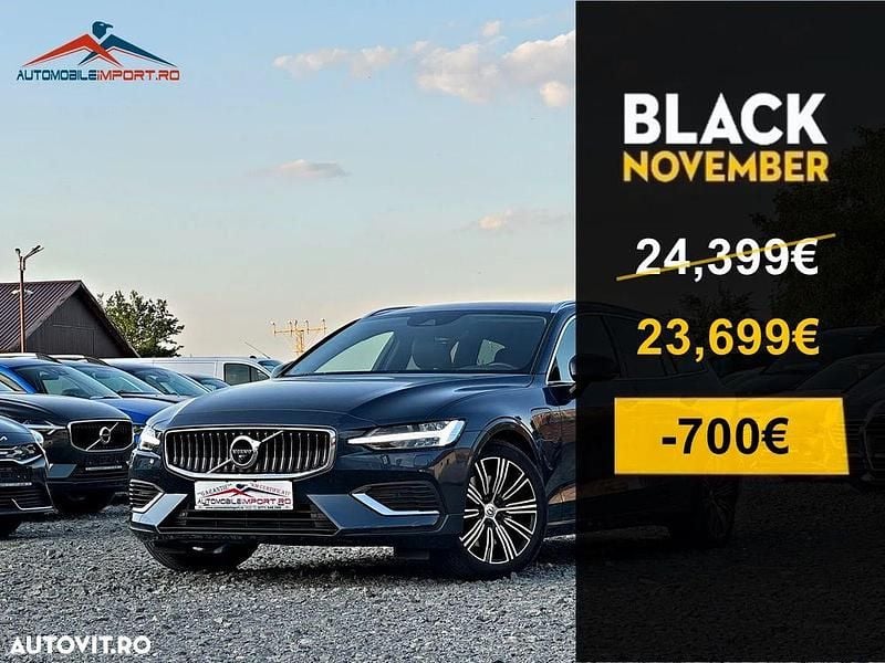 Culoarealbastru Utilizat 2021 Volvo V60 Break | 23.699 EUR - Imagine 1/4