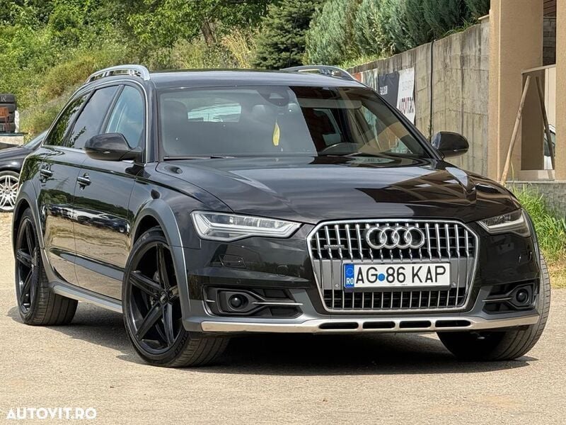 Negru Utilizat 2016 Audi A6 Allroad Break | 12.999 EUR (Super Preț) - Imagine 1/4
