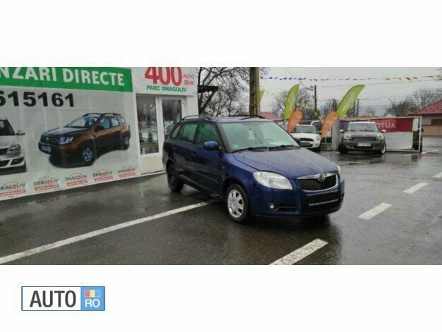 Albastru Utilizat 2010 Skoda Fabia Break | 3.299 EUR (Puțin scump) - Imagine 1/4